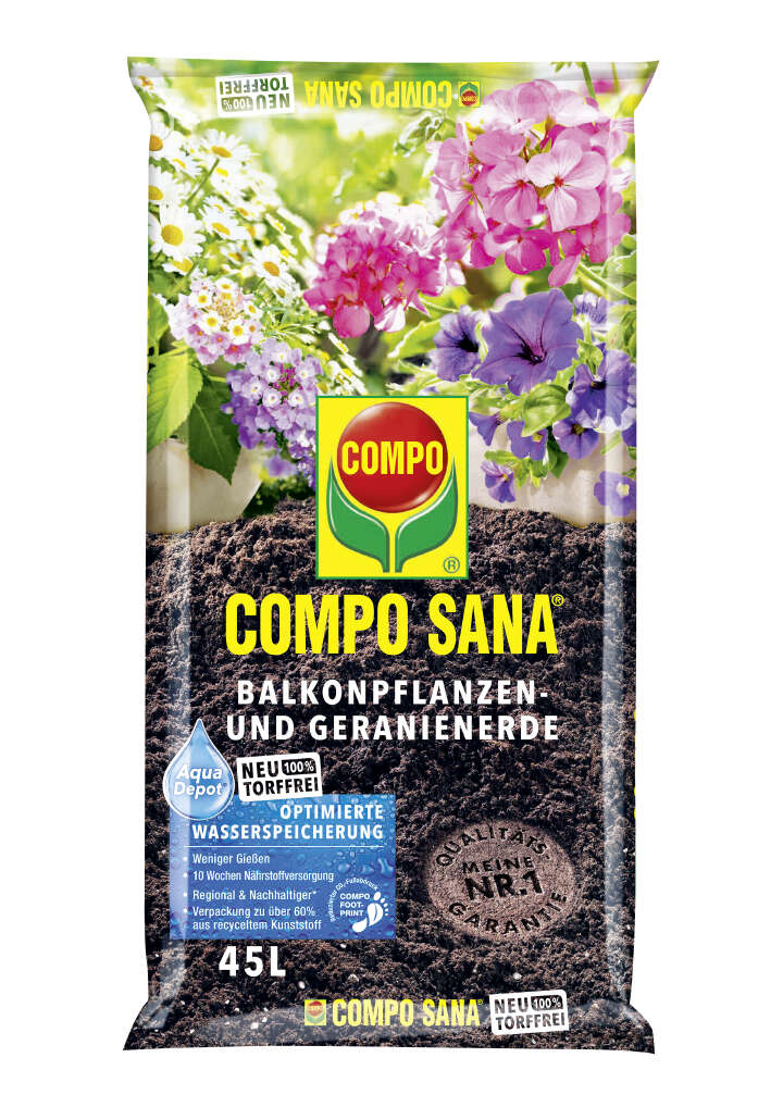 COMPO SANA Balkon und Geranienerde torffrei COMPO SANA Balkon und Geranienerde torffrei